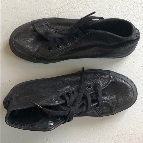 Superga black sparkle high tops - Picture 2 of 6